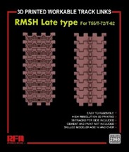 予約する　　1/35 T-55/T-72/T-62用 RMsh 後期型 可動式履帯セット (3Dプリンター製)