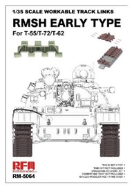 1/35 T-55/T-72/T-62用 RMsh 前期型 可動式履帯セット (インジェクション製)