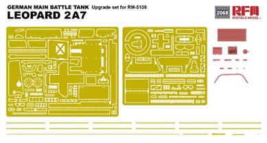 予約する　　1/35 レオパルト2A7用グレード アップパーツセット (RFM5108用)
