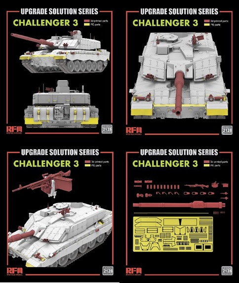 予約する　　1/35 チャレンジャー3用グレード アップパーツセット (RFM5166用)