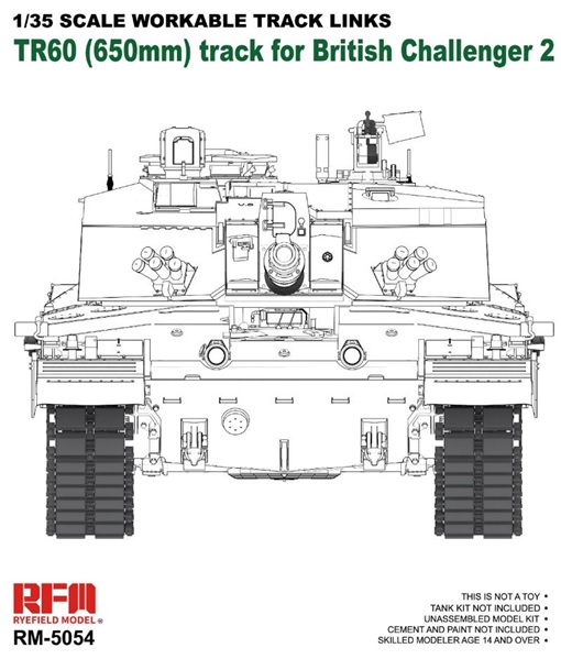 1/35 チャレンジャー2用連結組立可動式履帯セット [RM-5054] - 2,288円