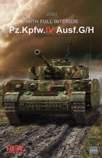1/35 Ⅳ号戦車 G/H型 w/連結組立可動式履帯 & フルインテリア (2 in 1) - ウインドウを閉じる