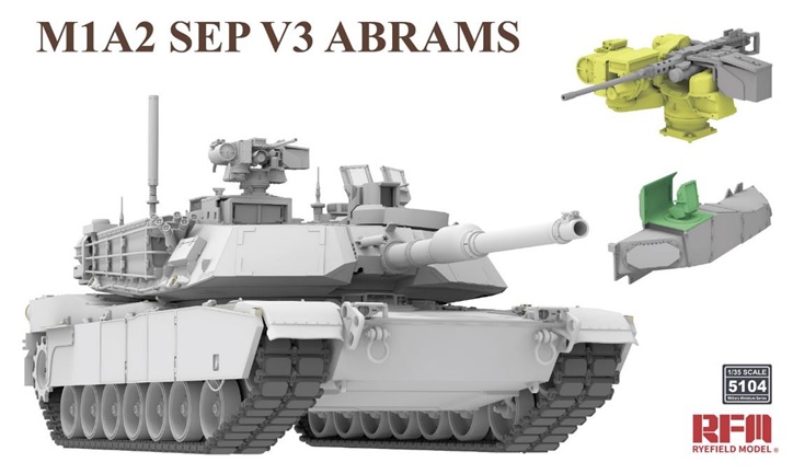 1/35 M1A2 SEP V3 エイブラムス 主力戦車 - ウインドウを閉じる