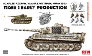 予約する　　1/35 Sd.Kfz.181 タイガーⅠ 前期型 w/ヴィットマンレジンフィギュア クルスク1943年 グ