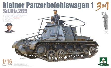 1/16 I号指揮戦車 Sd.Kfz.265 3 in 1
