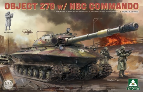 予約する　　1/35 ソビエト 重戦車 オブイェークト 279w/NBCコマンドフィギュア