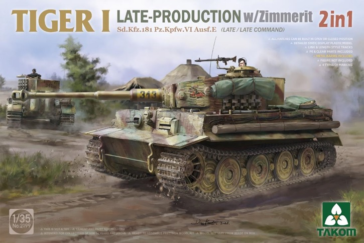 予約する　　1/35 Sd.Kfz.181 Pz.Kpfw.Ⅵ タイガーⅠ 後期型w/ツィンメリット コーティング 「2