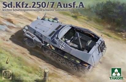 予約する　　1/35 Sd.Kfz.250/7 A型 軽装甲兵員輸送車 自走迫撃砲型