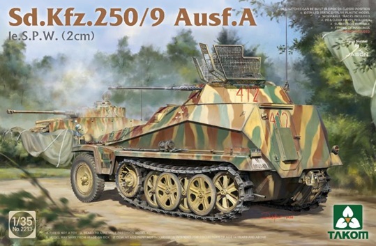 予約する　　1/35 Sd.Kfz.250/9 A型 Ie.S.P.W. (2cm)