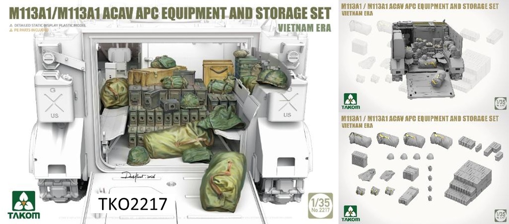 予約する　　1/35 M113A1/M113A1 ACAV APC用 車載品セット (ベトナム戦争時)