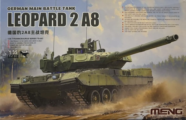 1/35 ドイツ主力戦車 レオパルト2A8