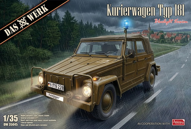 予約する　　1/35 クーリエワーゲン タイプ181 "ブルーライトバージョン"
