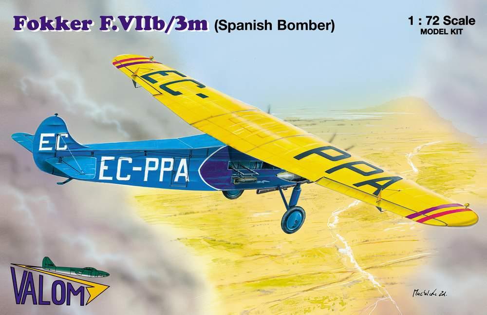 1/72　フォッカー F.VIIb/3m ＜スペイン共和国空軍/クロアチア軍＞