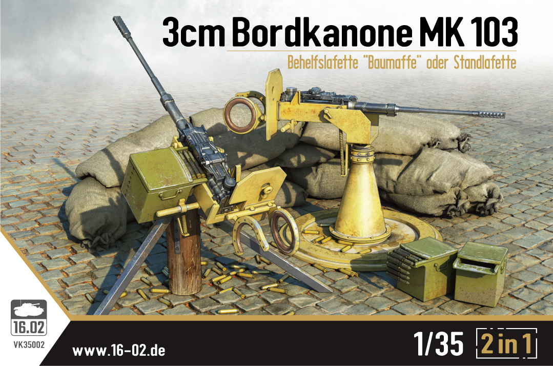 1/35 ドイツ 3cm 機関砲 Mk 103 (2in1) - ウインドウを閉じる