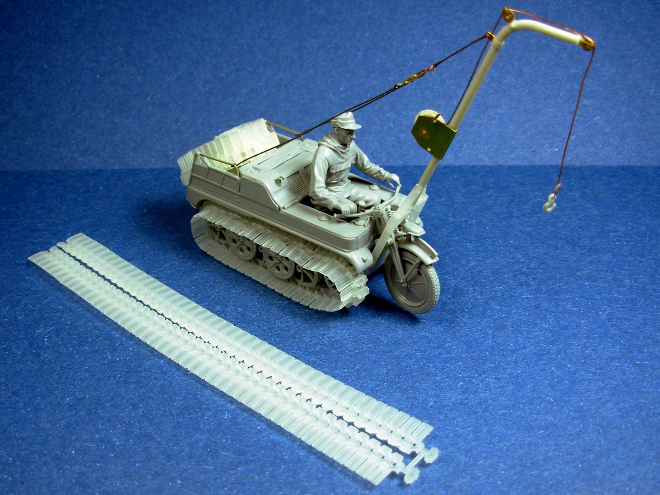1/35 ドイツ軍 ケッテンクラート用 可動式ヴィンターケッテ(3Dプリンター製)