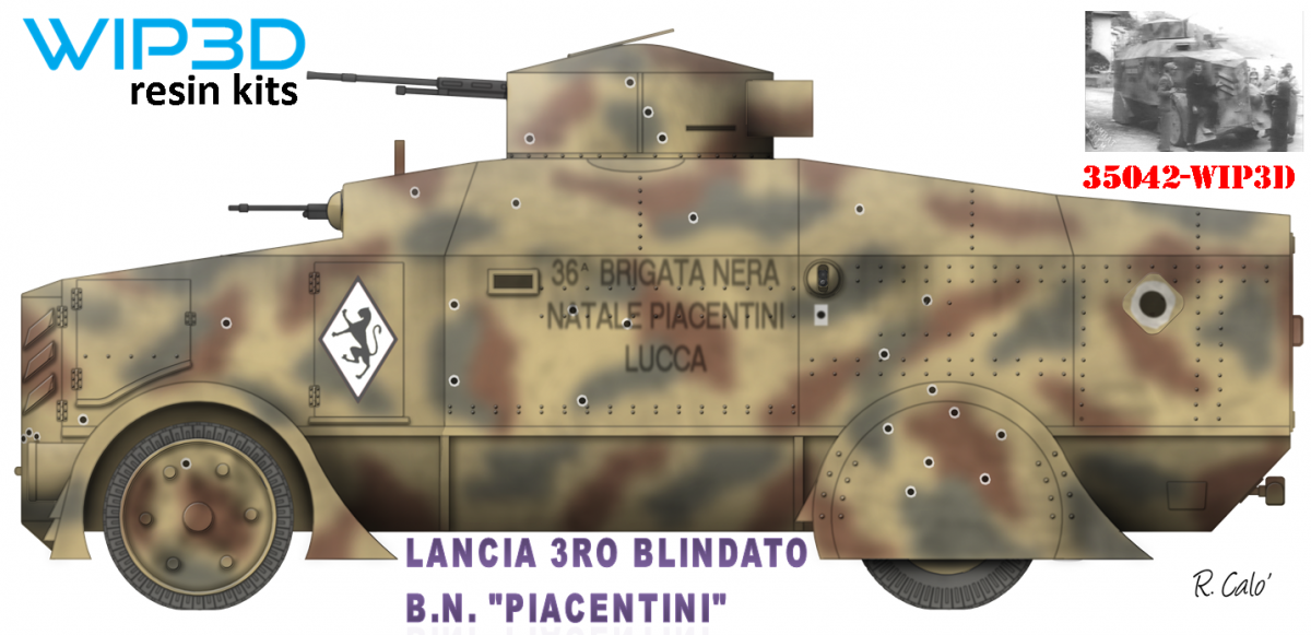 1/35 イタリア ランチャア 3Ro トラック・強化装甲タイプ - ウインドウを閉じる